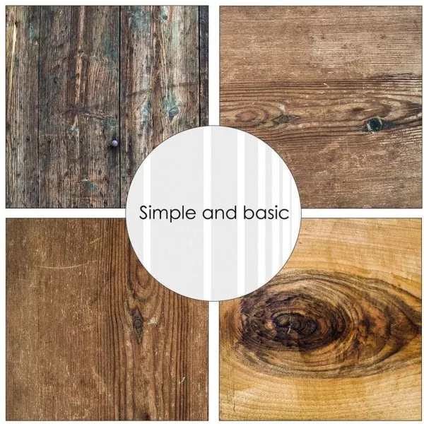 Simple and Basic Wood, wood, wood 12x12 inch Paper Pack 1