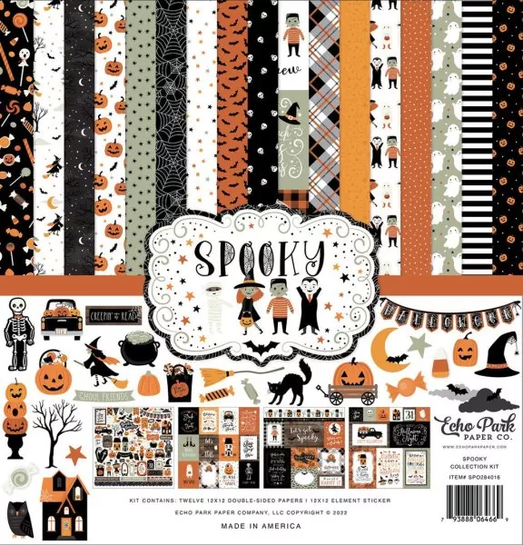 Echo Park Spooky 12x12 inch collection kit