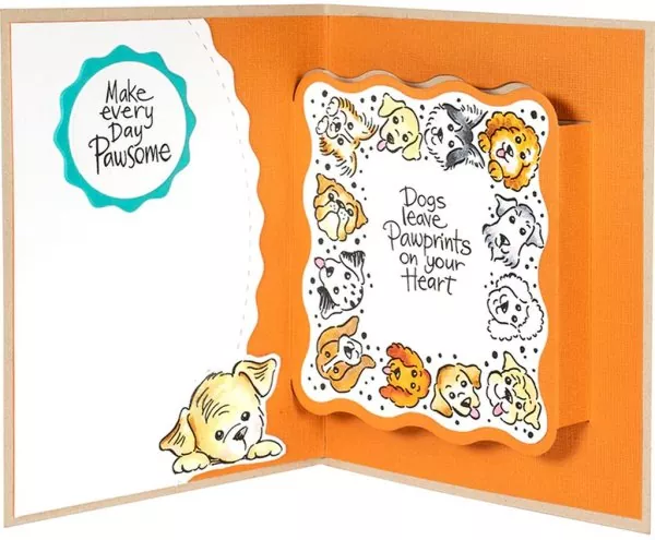Puppy Frame stampendous clear stamps 2