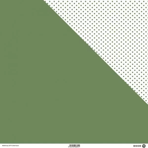 modascrap doppelseitiges Designpapier pastel Acacia
