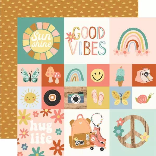 Simple Stories Boho Sunshine 12x12 inch collection kit 7