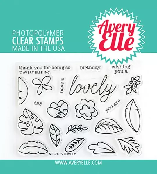 Lovely avery elle clear stamps