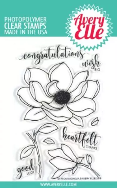 ST1820 Avery Elle Magnolia clear stamps