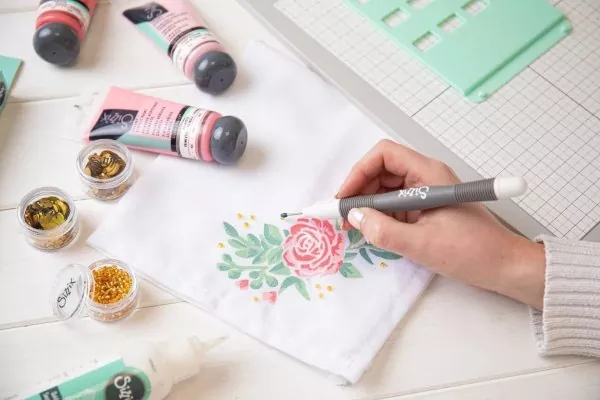 Floral Borders Layered Stencils Sizzix 3