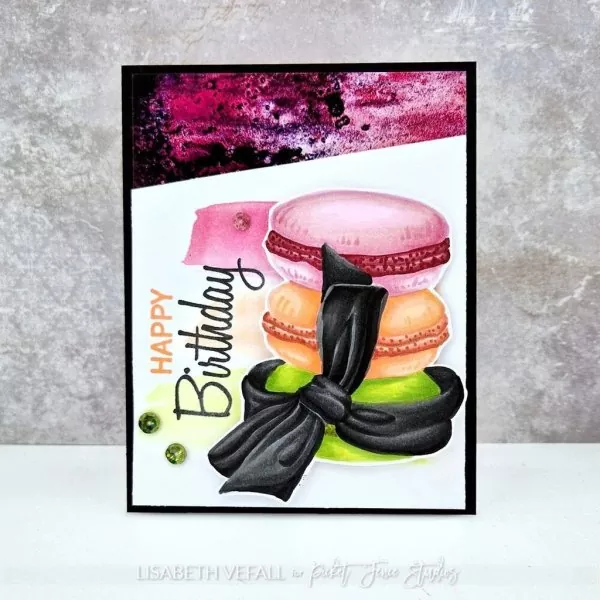 Macarons are Meant to Help clear stamps picket fence studios 2