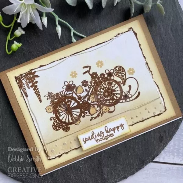 Designer Boutique - I Wheelie Love My Bike Clear Stamps Creative Expressions 1