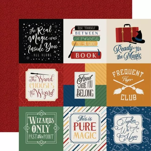 Echo Park Wizards And Company 12x12 inch collection kit 5