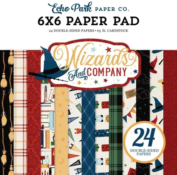 echo park Wizards And Company 6x6 inch paper pad