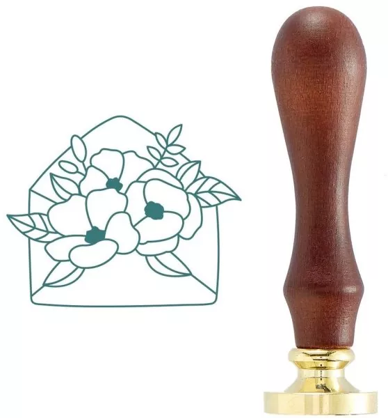 Sending Flowers Wax Seal Stamp Siegelstempel Spellbinders