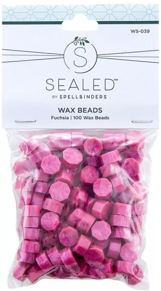 Wax Seal Beads Set Fuchsia Siegelwachs Spellbinders