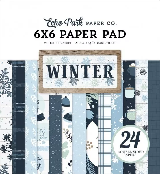echo park Winter 6x6 inch paper pad
