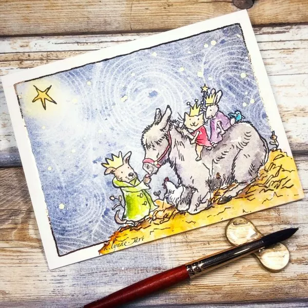 Three Kings Clear Stamps Colorado Craft Company by Anita Jeram 1