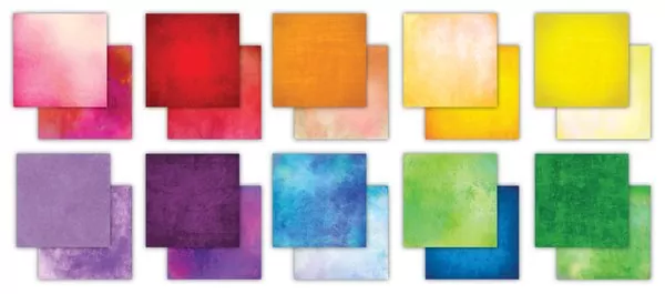 Craft Consortium - Over the Rainbow 6"x6" inch paper pad 1