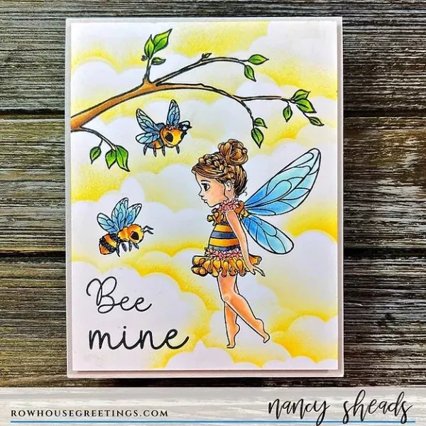 Beehive Clear Stamps Colorado Craft Company by Kris Lauren 3