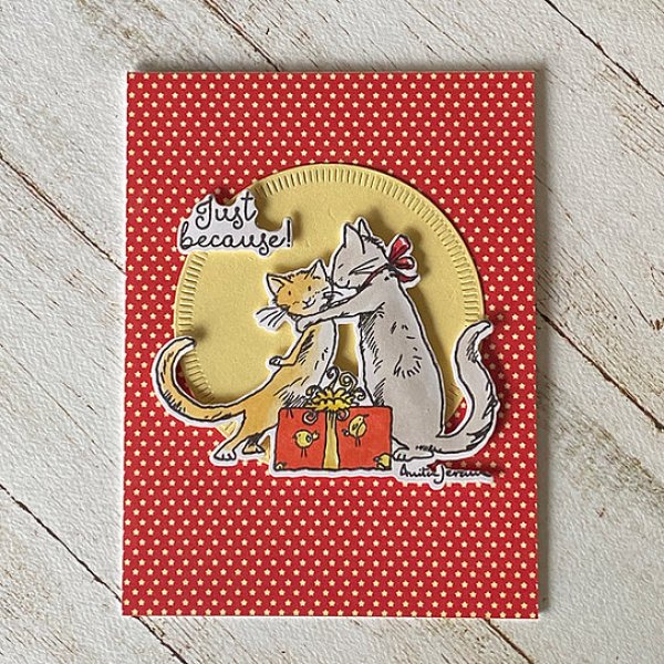 Whisker Kisses Clear Stamps Colorado Craft Company by Anita Jeram 3