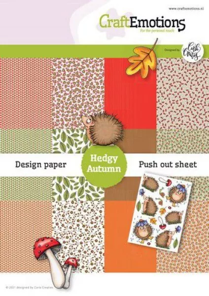 Hedgy Autumn paper Kit A5 craft emotions