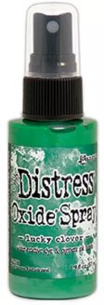 distress oxide spray tim holtz TSO67740 lucky clover