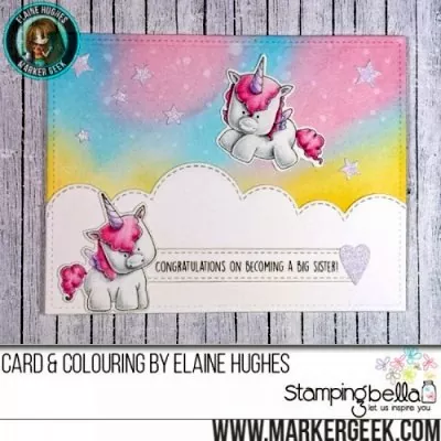 eb442 stamping bella cling stamps set of unicorns card2