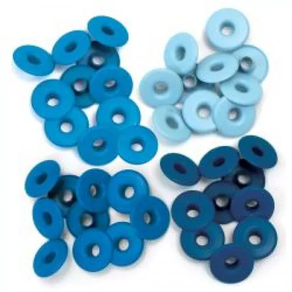 eyelets wide blue we r memory keepers