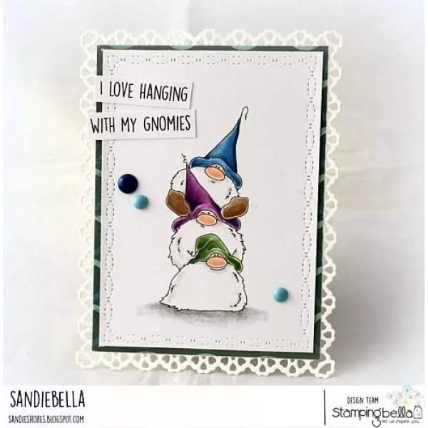 gnome pile stamping bella Rubber stamps eb659 project1