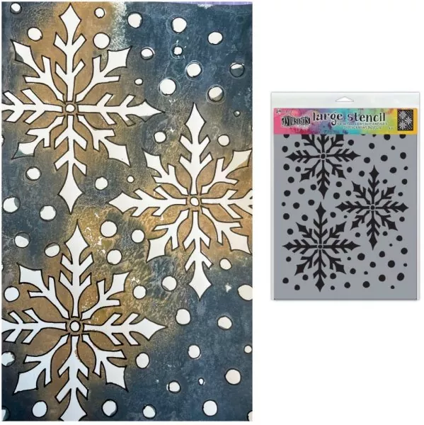 Dylusions Ice Queen Large Stencil Ranger 1