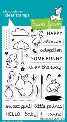 Hello Baby Clear Stamps Lawn Fawn