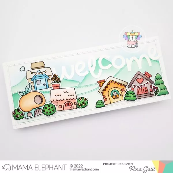 Little Agenda House Clear Stamps Mama Elephant 1