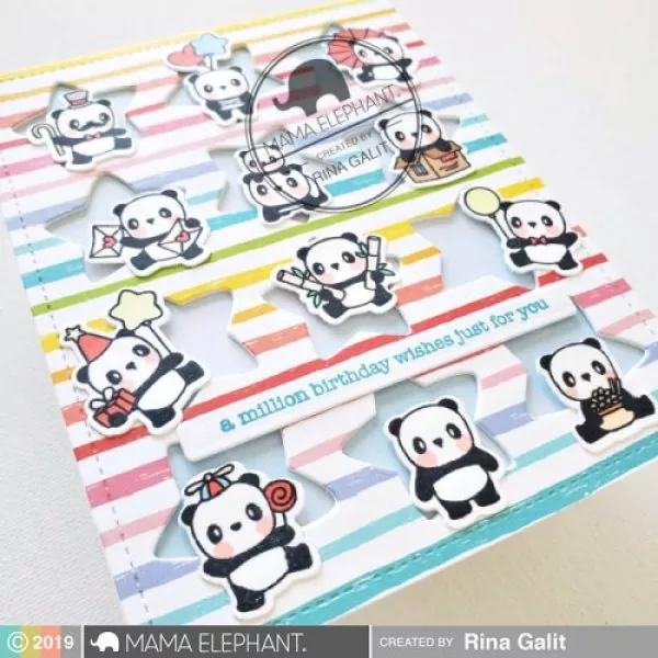 little panda agenda clear stamps mama elephant 2