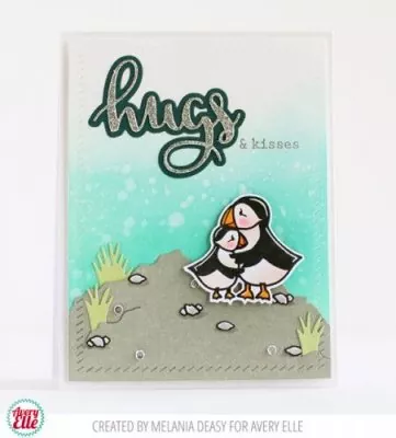 love puffin avery elle st1648 clear stamps card1
