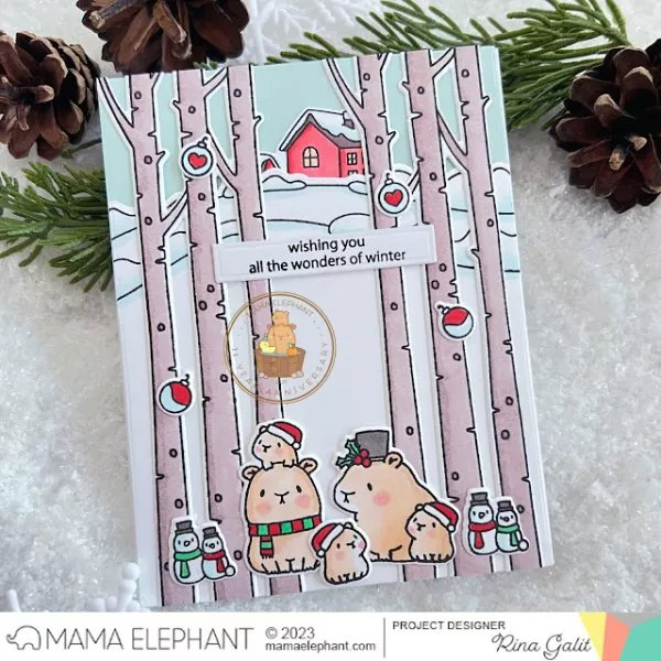 BG Wonders of Winter Clear Stamps Mama Elephant 1