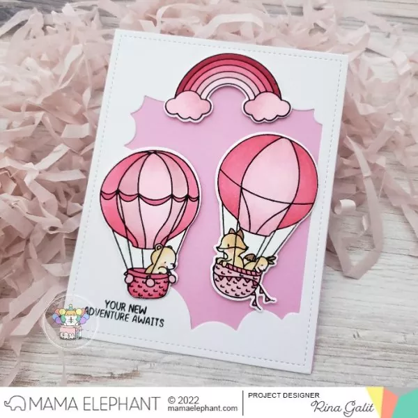 Hot Air Balloon Clear Stamps Mama Elephant 2