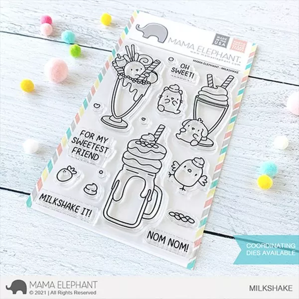 Milkshake Clear Stamps Mama Elephant