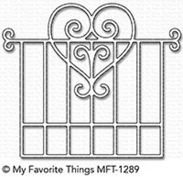 mft 1289 my favorite things die namics garden gate