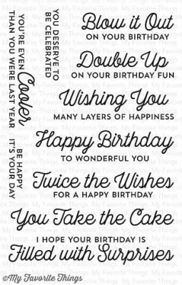 twice the wishes mft clear stamps