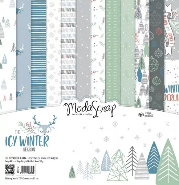 The Icy Winter Season 12x12 Papierset Modascrap