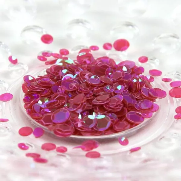 Sparkly Sequin Pailletten Spring Rose ModaScrap 3