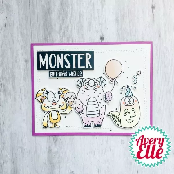 Monster Love avery elle clear stamps 1
