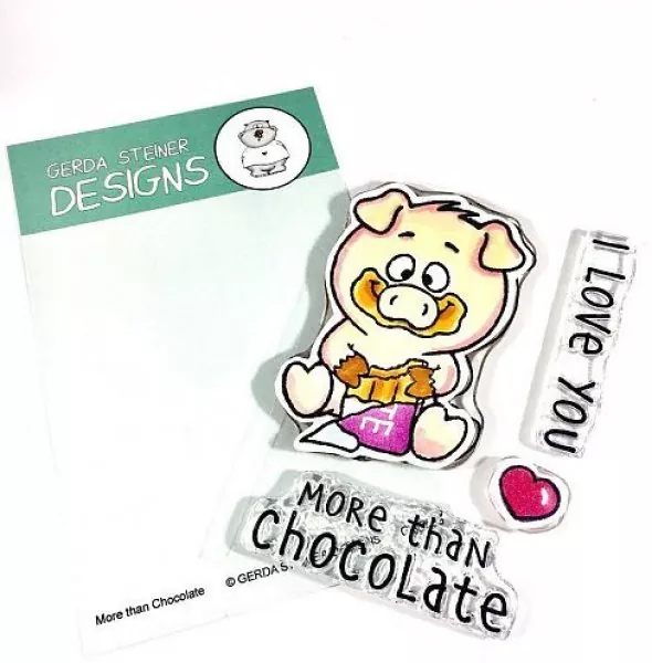 more than chocolate clear stamps gerda steiner designs
