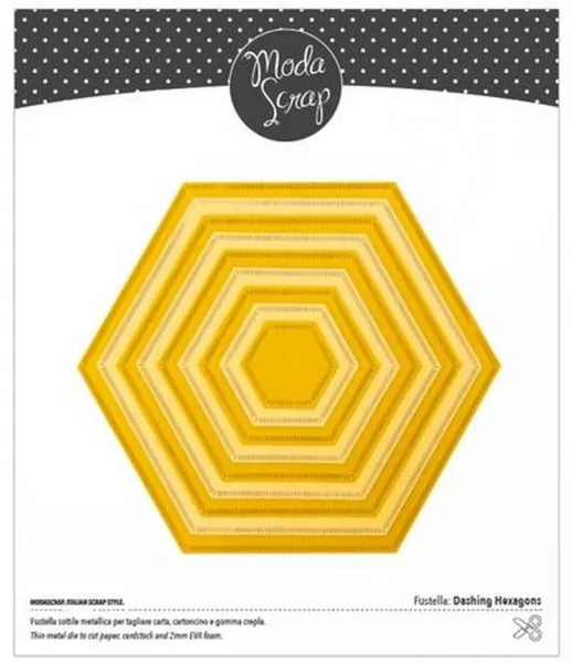 Fustella - Dashing Hexagons Dies Modascrap