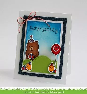 PartyAnimals6 clearstamps Lawn Fawn