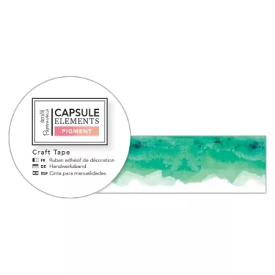 pma462233 papermania docrafts craft tape capsule collection pigment green ink