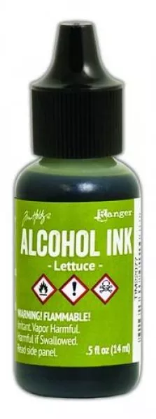 ranger alcohol ink 15 ml lettuce tim22077 tim holtz