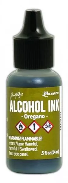 ranger alcohol ink 15 ml oregano tim22107 tim holtz
