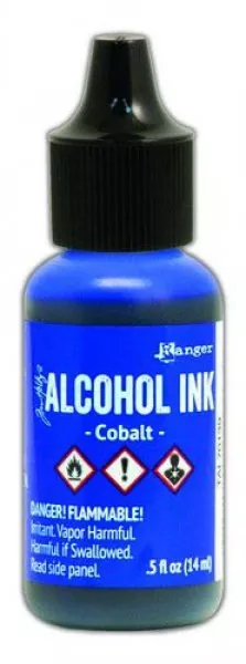 ranger alcohol ink ink 15 ml cobalt tal70139 tim holtz