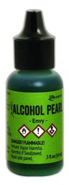 ranger alcohol ink pearl 15 ml envy tan65098 tim holtz