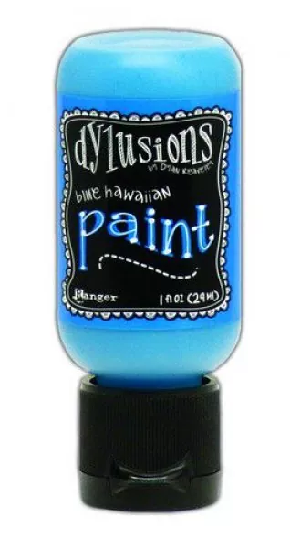 Blue Hawaiian Dylusions Paint Flip Cap Bottle Ranger