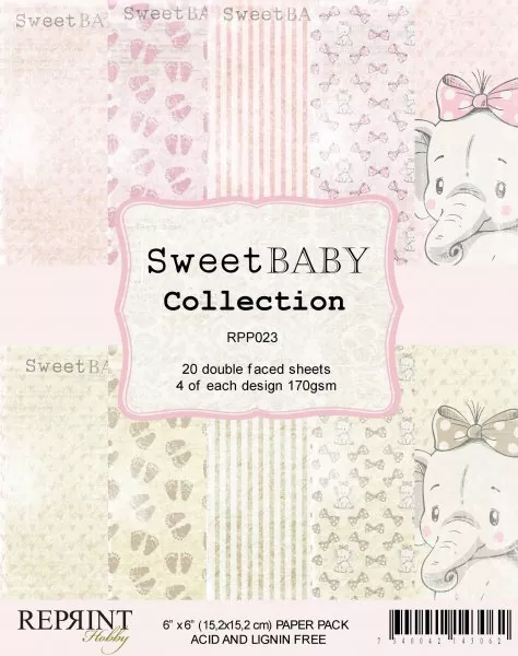 Sweet Baby Pink 6x6 Paper Pack Reprint