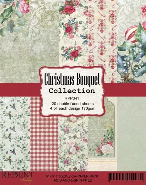 Christmas Bouquet Collection collection 6x6 inch paper pack