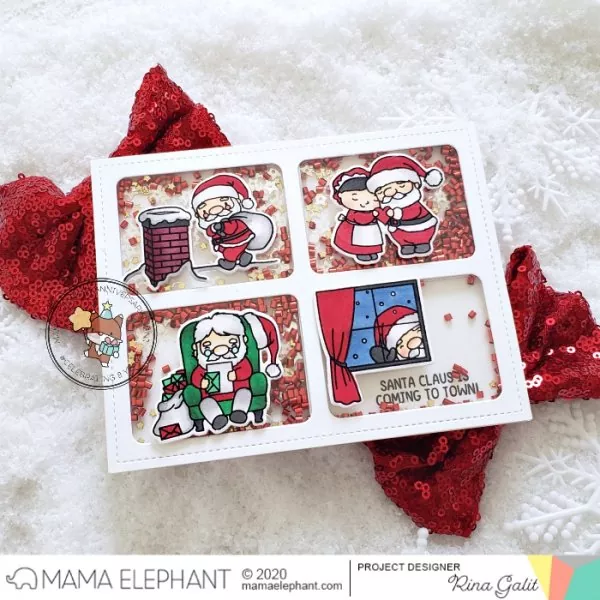 Santa Baby Clear Stamps Mama Elephant 1