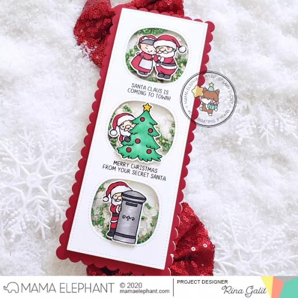 Santa Baby Clear Stamps Mama Elephant 2